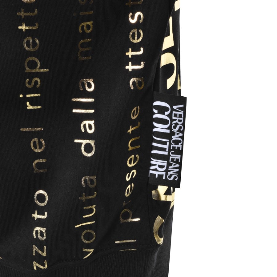 Alternative Image for ProductVersace Jeans Couture Logo Sweatshirt Black3